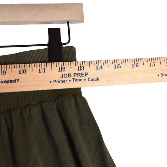 C&C California Womens M Olive Green Cargo Jogger Pants High Waist Utility Pocket - Picture 5 of 7